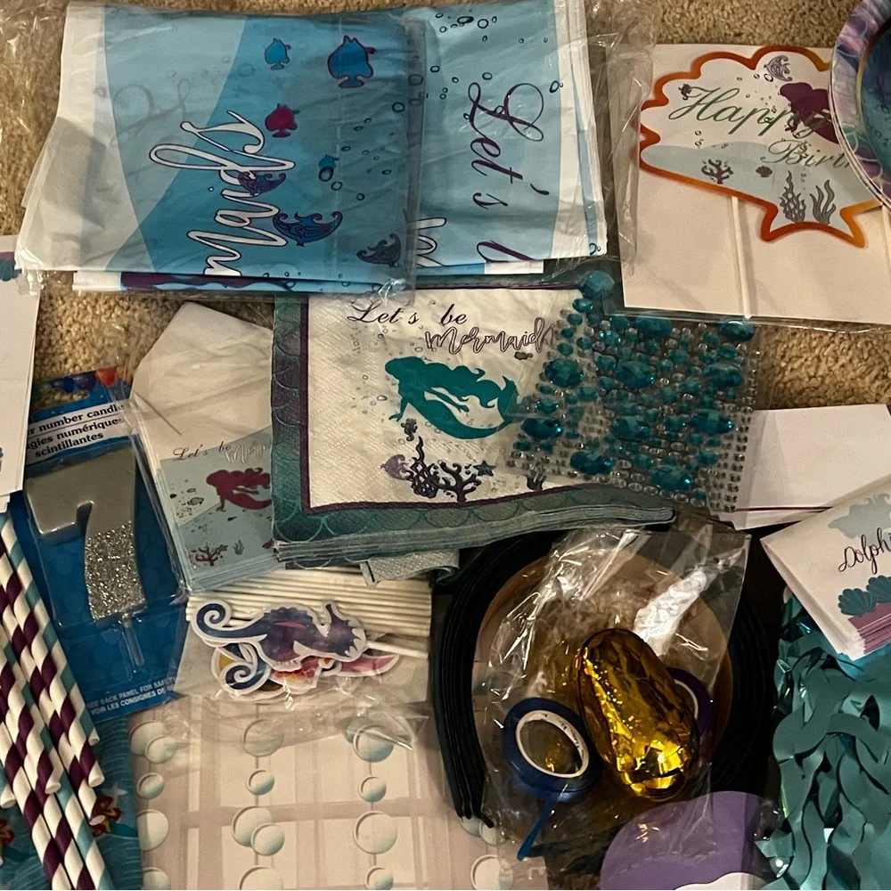 Mermaid birthday party in a box!